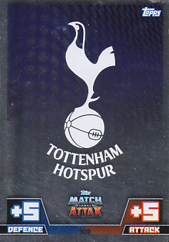 Club Badge Tottenham Hotspur 2014/15 Topps Match Attax #307